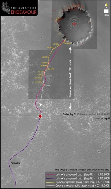 Weg bis Sol 1709