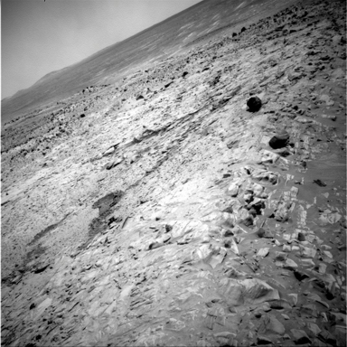 Bergauffahrt am Sol 1709